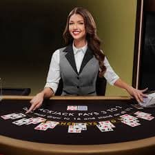 Antarmuka meja Caribbean Stud Poker di ffkipas dengan statistik real-time